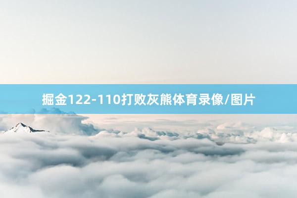 掘金122-110打败灰熊体育录像/图片