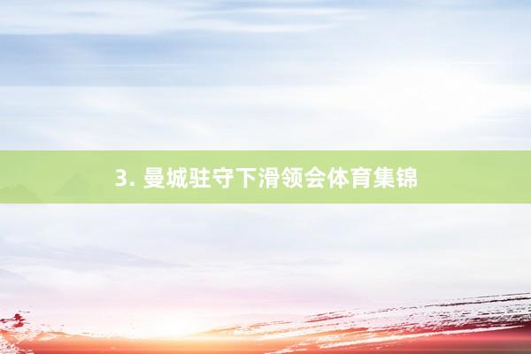 3. 曼城驻守下滑领会体育集锦