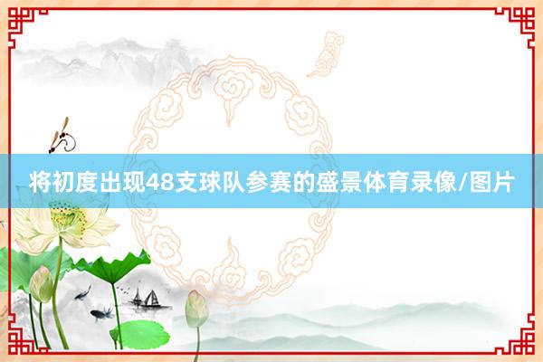将初度出现48支球队参赛的盛景体育录像/图片