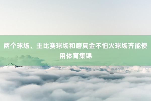 两个球场、主比赛球场和磨真金不怕火球场齐能使用体育集锦
