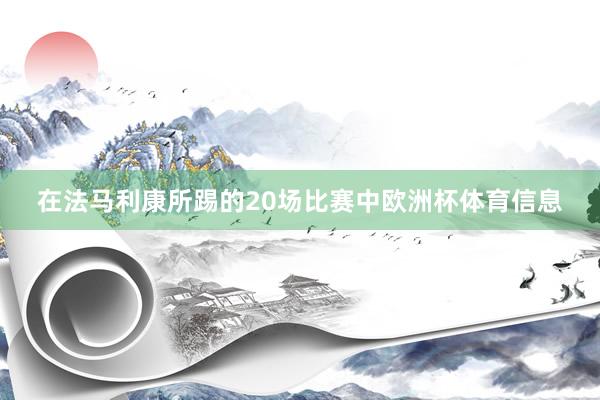 在法马利康所踢的20场比赛中欧洲杯体育信息