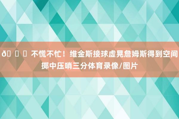 😎不慌不忙！维金斯接球虚晃詹姆斯得到空间掷中压哨三分体育录像/图片