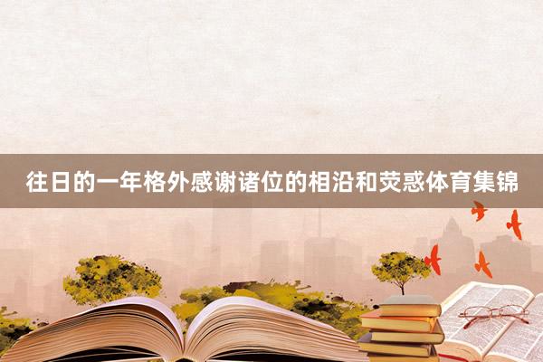 往日的一年格外感谢诸位的相沿和荧惑体育集锦
