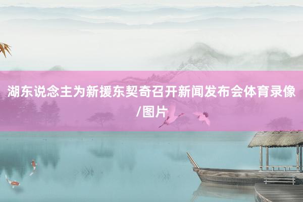 湖东说念主为新援东契奇召开新闻发布会体育录像/图片
