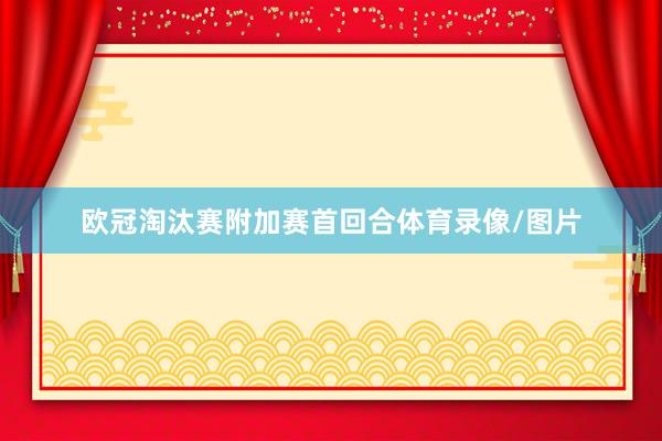 欧冠淘汰赛附加赛首回合体育录像/图片