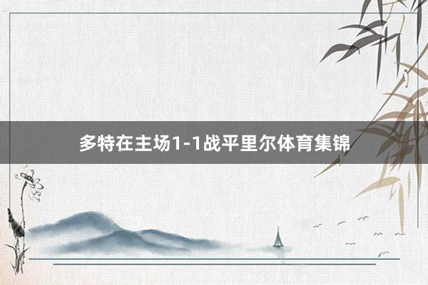多特在主场1-1战平里尔体育集锦