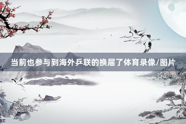 当前也参与到海外乒联的换届了体育录像/图片