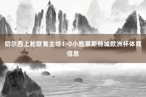 切尔西上轮联赛主场1-0小胜莱斯特城欧洲杯体育信息