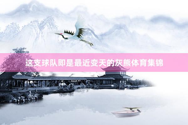 这支球队即是最近变天的灰熊体育集锦