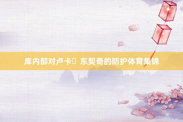库内部对卢卡・东契奇的防护体育集锦