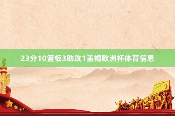 23分10篮板3助攻1盖帽欧洲杯体育信息