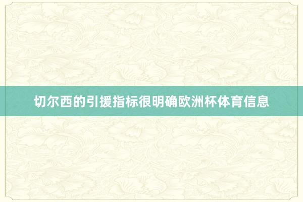 切尔西的引援指标很明确欧洲杯体育信息