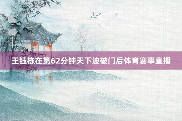 王钰栋在第62分钟天下波破门后体育赛事直播