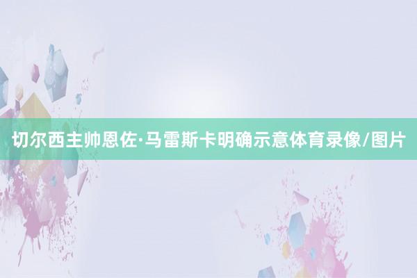 切尔西主帅恩佐·马雷斯卡明确示意体育录像/图片