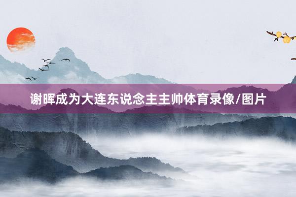 谢晖成为大连东说念主主帅体育录像/图片