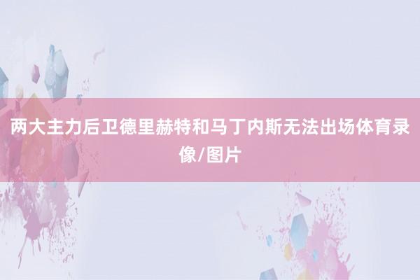 两大主力后卫德里赫特和马丁内斯无法出场体育录像/图片