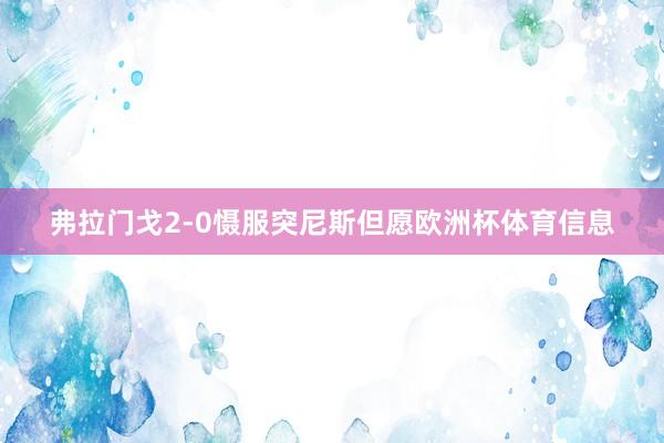 弗拉门戈2-0慑服突尼斯但愿欧洲杯体育信息
