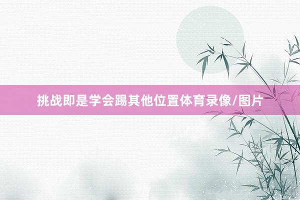 挑战即是学会踢其他位置体育录像/图片