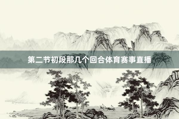 第二节初段那几个回合体育赛事直播