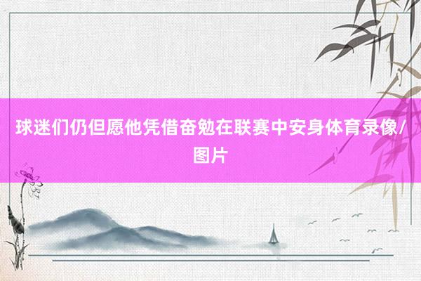 球迷们仍但愿他凭借奋勉在联赛中安身体育录像/图片