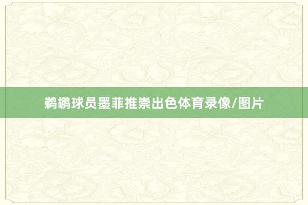 鹈鹕球员墨菲推崇出色体育录像/图片