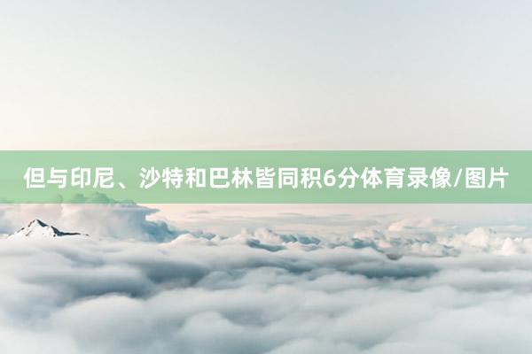 但与印尼、沙特和巴林皆同积6分体育录像/图片