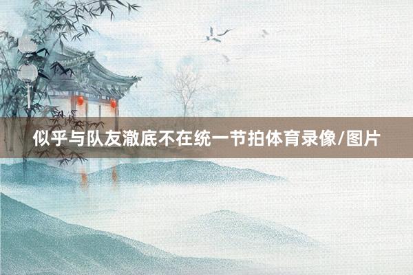 似乎与队友澈底不在统一节拍体育录像/图片