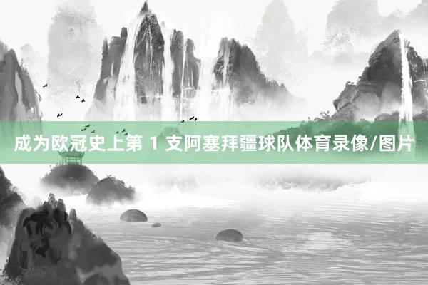 成为欧冠史上第 1 支阿塞拜疆球队体育录像/图片
