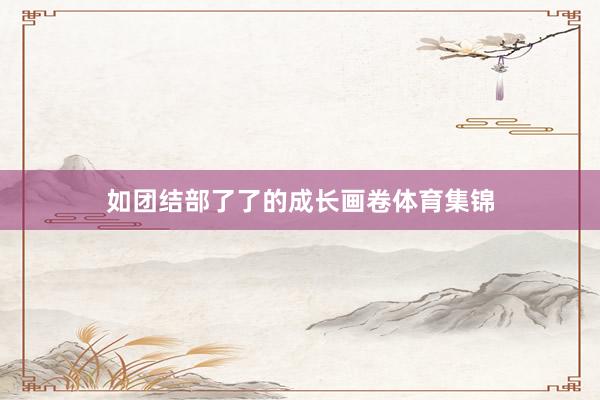 如团结部了了的成长画卷体育集锦