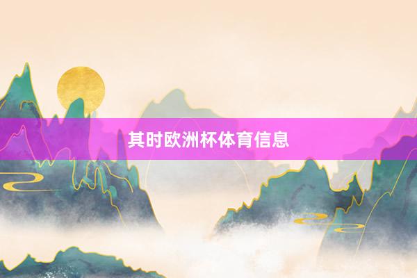 其时欧洲杯体育信息