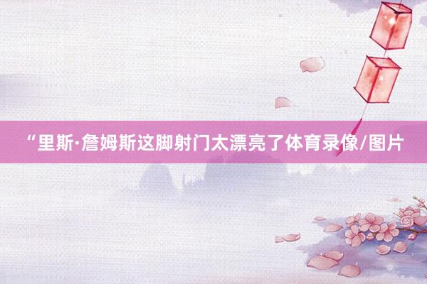 “里斯·詹姆斯这脚射门太漂亮了体育录像/图片