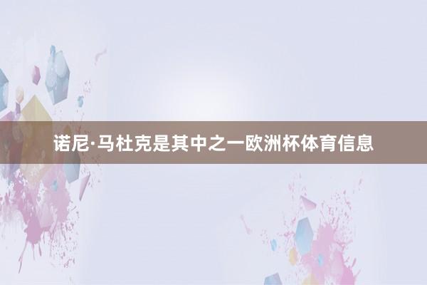 诺尼·马杜克是其中之一欧洲杯体育信息