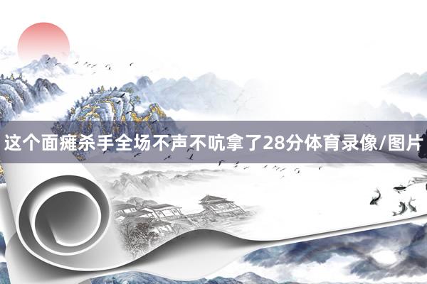 这个面瘫杀手全场不声不吭拿了28分体育录像/图片