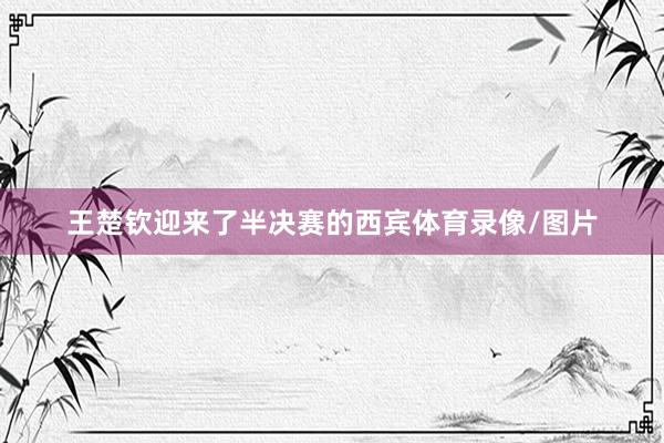 王楚钦迎来了半决赛的西宾体育录像/图片