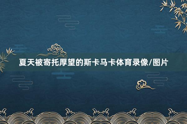 夏天被寄托厚望的斯卡马卡体育录像/图片