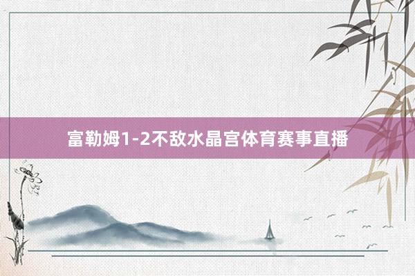 富勒姆1-2不敌水晶宫体育赛事直播