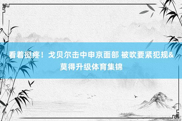 看着挺疼！戈贝尔击中申京面部 被吹要紧犯规&莫得升级体育集锦