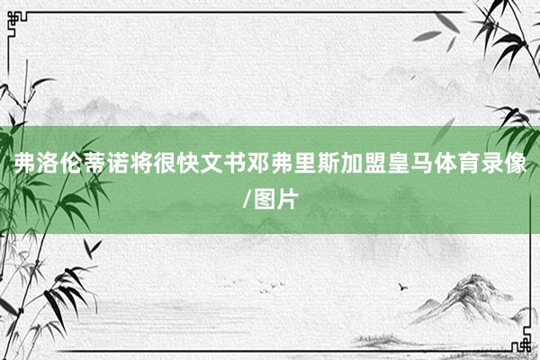 弗洛伦蒂诺将很快文书邓弗里斯加盟皇马体育录像/图片