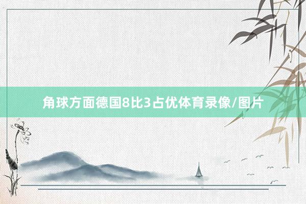 角球方面德国8比3占优体育录像/图片